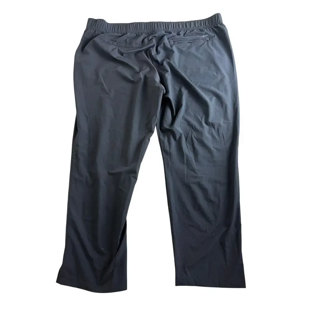 Eddie Bauer Womens Black Pull On Pants Size‎ XXL Black 28